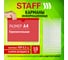 Информационные самоклеящиеся карманы Staff А4, горизонтальные, комплект 10 шт, ПЭТ, 0.3 мм 291281 2