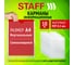 Информационные самоклеящиеся карманы Staff А4, вертикальные, комплект 10 шт, ПЭТ, 0.3 мм 291280 2