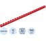 Пружины для переплета пластиковые 12мм крас. Комус 100шт/уп 255089 1