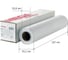Бумага широкоформатная InkJet Комус 80г 297ммх45м 50,8мм 654103 2