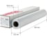 Бумага широкоформатная InkJet Комус 80г 594ммх100м 50,8мм 654106 2