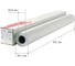 Бумага широкоформатная InkJet Комус 80г 841ммх45м 50,8мм 654102 2