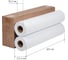 Бумага широкоформатная Комус 80г 841x175 76.2мм [2рулона 978689 2
