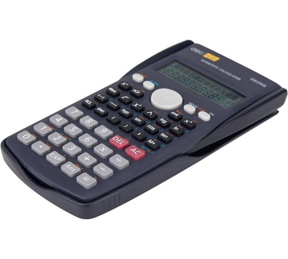 Научный калькулятор DELI ed82ms синий 10+2-разрядный 240 функций 158x85x22 мм подходит для егэ 1754772