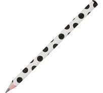 Чернографитный карандаш Bruno Visconti happygraphix jumb oblack рolkadots 4В 3,5 мм 21-006229 1763272