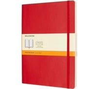 Блокнот Moleskine Classic Soft Large, 192 стр., красный, пунктир 430976QP619F2