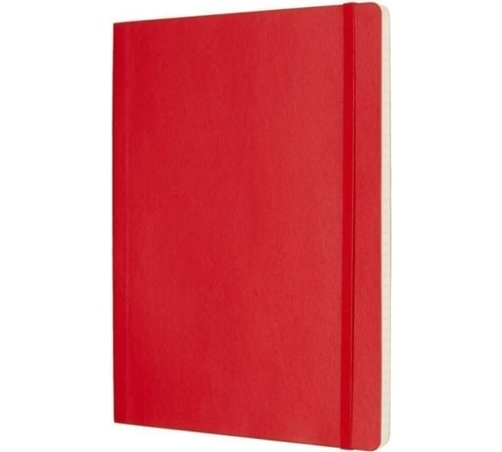 Блокнот Moleskine Classic Soft Large, 192 стр., красный, пунктир 430976QP619F2