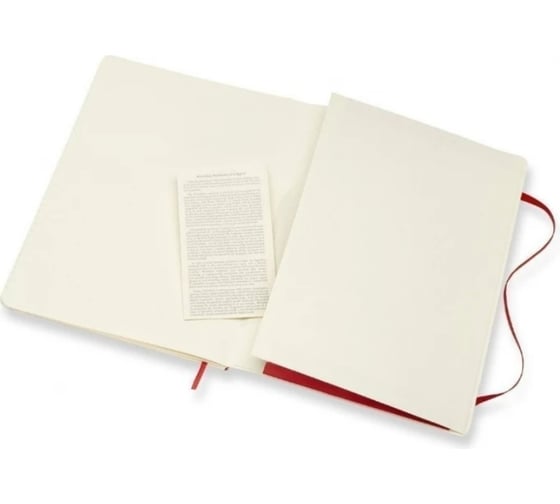 Блокнот Moleskine Classic Soft Large, 192 стр., красный, пунктир 430976QP619F2