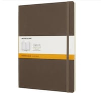 Блокнот Moleskine Classic Soft Large, 192 стр., коричневый, нелинованный 1056578QP618P14