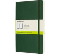 Блокнот Moleskine Classic Soft Large, 192 стр., зеленый, нелинованный 1128061QP618K15