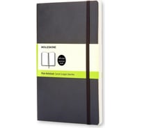 Блокнот Moleskine Classic Soft Large, 192 стр., черный, нелинованный 385250QP618
