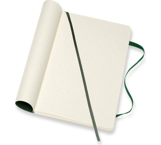 Блокнот Moleskine Classic Soft Large, 192 стр., зеленый, пунктир 1128067QP619K15