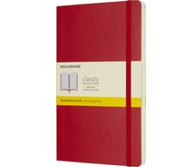 Блокнот Moleskine Classic Soft Large, 192 стр., красный, в клетку 430974QP617F2