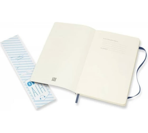 Блокнот Moleskine Classic Soft Large, 192 стр., синий, пунктир 430988QP619B20