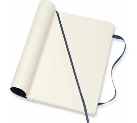 Блокнот Moleskine Classic Soft Large, 192 стр., синий, пунктир 430988QP619B20