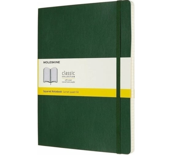 Блокнот Moleskine Classic Soft Pocket, 192 стр., зеленый, нелинованный 1128029QP613K15 1