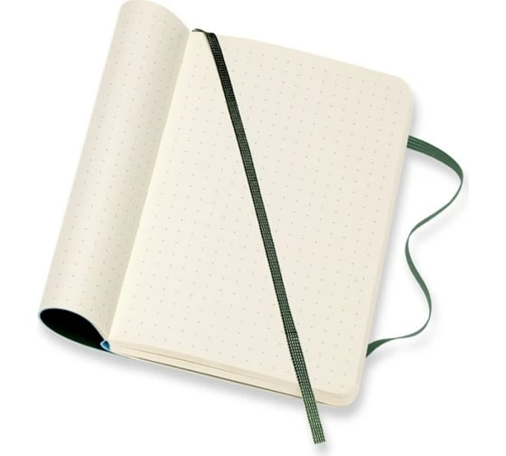 Блокнот Moleskine Classic Soft Pocket, 192 стр., зеленый, пунктир 1128032QP614K15