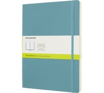 Блокнот Moleskine Classic Soft XL, 192 стр., голубой, нелинованный 1056571QP623B35