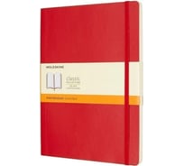Блокнот Moleskine Classic Soft XL, 192 стр., красный, пунктир 431028QP624F2