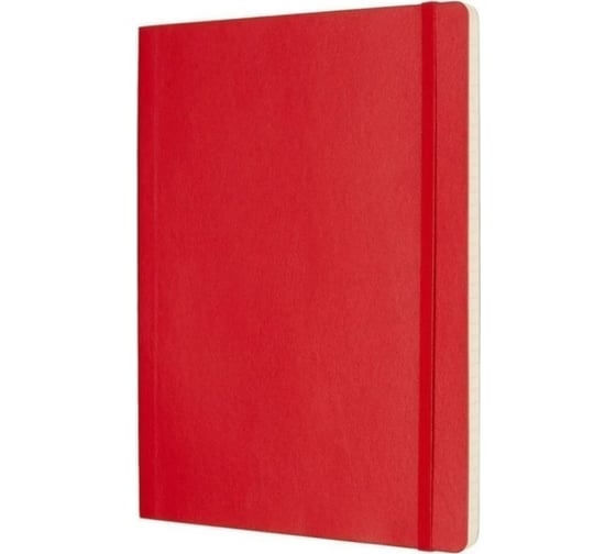 Блокнот Moleskine Classic Soft XL, 192 стр., красный, пунктир 431028QP624F2