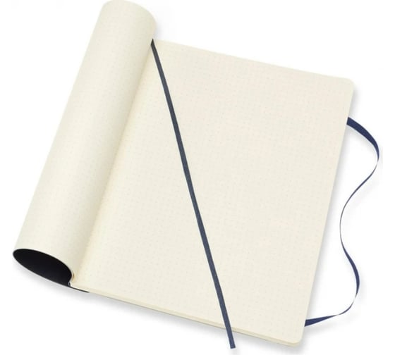 Блокнот Moleskine Classic Soft XL, 192 стр., синий, пунктир 431010QP624B20