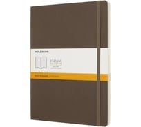 Блокнот Moleskine Classic Soft XL, 192 стр., коричневый, нелинованный 1056573QP623P14