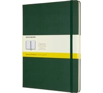 Блокнот Moleskine Classic XL, 192 стр., зеленый, в клетку 1127999QP091K15