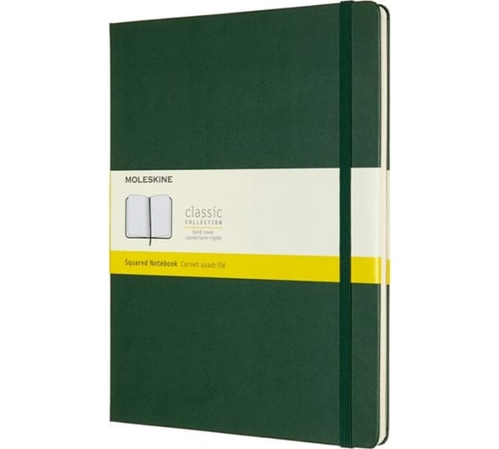 Блокнот Moleskine Classic XL, 192 стр., зеленый, в клетку 1127999QP091K15 1