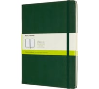 Блокнот Moleskine Classic XL, 192 стр., зеленый, нелинованный 1128005QP092K15