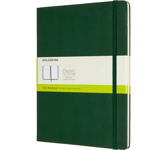 Блокнот Moleskine Classic XL, 192 стр., зеленый, нелинованный 1128005QP092K15 1