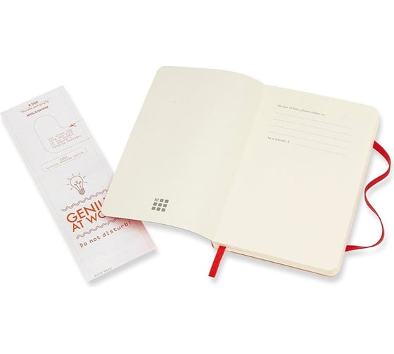 Блокнот Moleskine Classic Soft, 192 стр., красный, пунктир 430930QP614F2