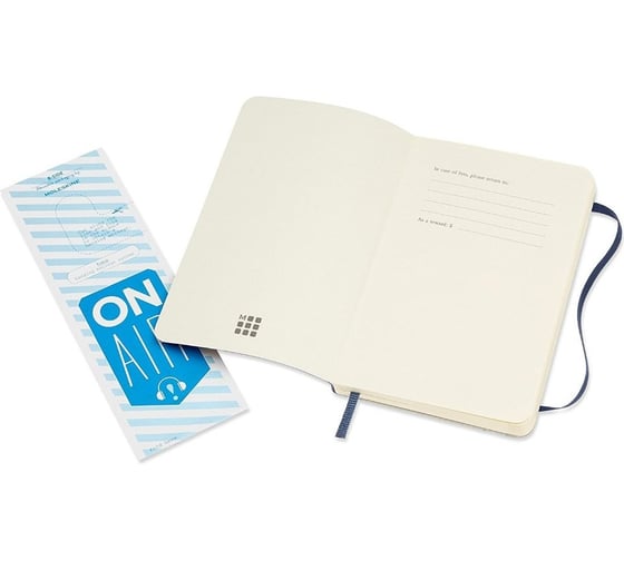 Блокнот Moleskine Classic Soft, 192 стр., синий, пунктир 430940QP614B20