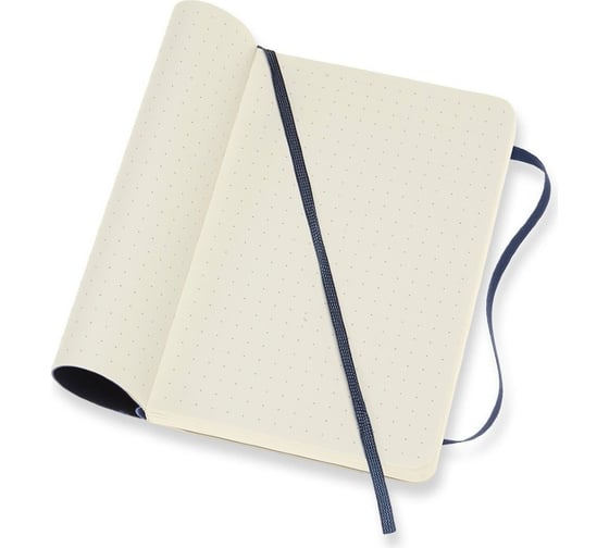 Блокнот Moleskine Classic Soft, 192 стр., синий, пунктир 430940QP614B20