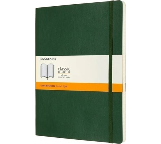 Блокнот Moleskine Classic XL, 192 стр., зеленый, в линейку 1127989QP090K15 1