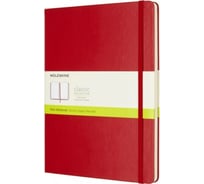 Блокнот Moleskine Classic XL, 192 стр., красный, нелинованный 432243QP092F2