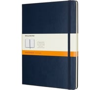 Блокнот Moleskine Classic XL, 192 стр., синий, в линейку 432254QP090B20