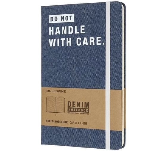 Блокнот Moleskine LE Denim Notebooks Large, Don`t Handle 485918LCDNQP06D 1
