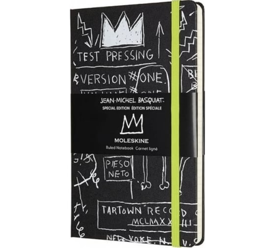 Блокнот Moleskine LE Basquiat Large, 240 стр., черный, в линейку 1127159LEBSQP060A