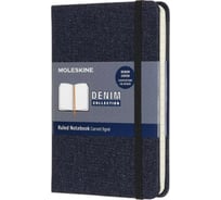 Блокнот Moleskine LE Denim Pocket, 192 стр., темно-синий, в линейку 1075013LCDNB1MM710