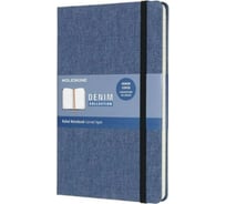 Блокнот Moleskine LE Denim Large, 240 стр., синий, в линейку 1075027LCDNB2QP060