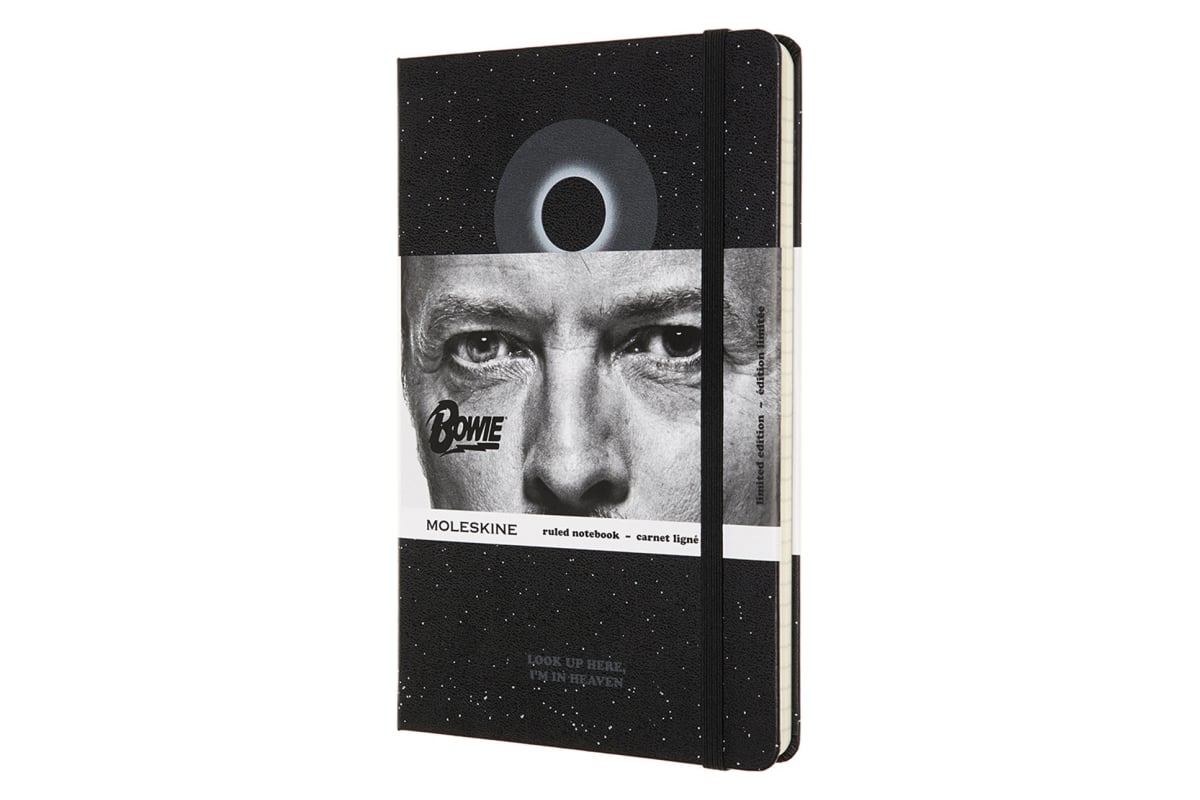 Блокнот Moleskine LE David Bowie Large, 192 стр., черный, в линейку  1139393LEDBQP060B - выгодная цена, отзывы, характеристики, фото - купить в  Москве и РФ