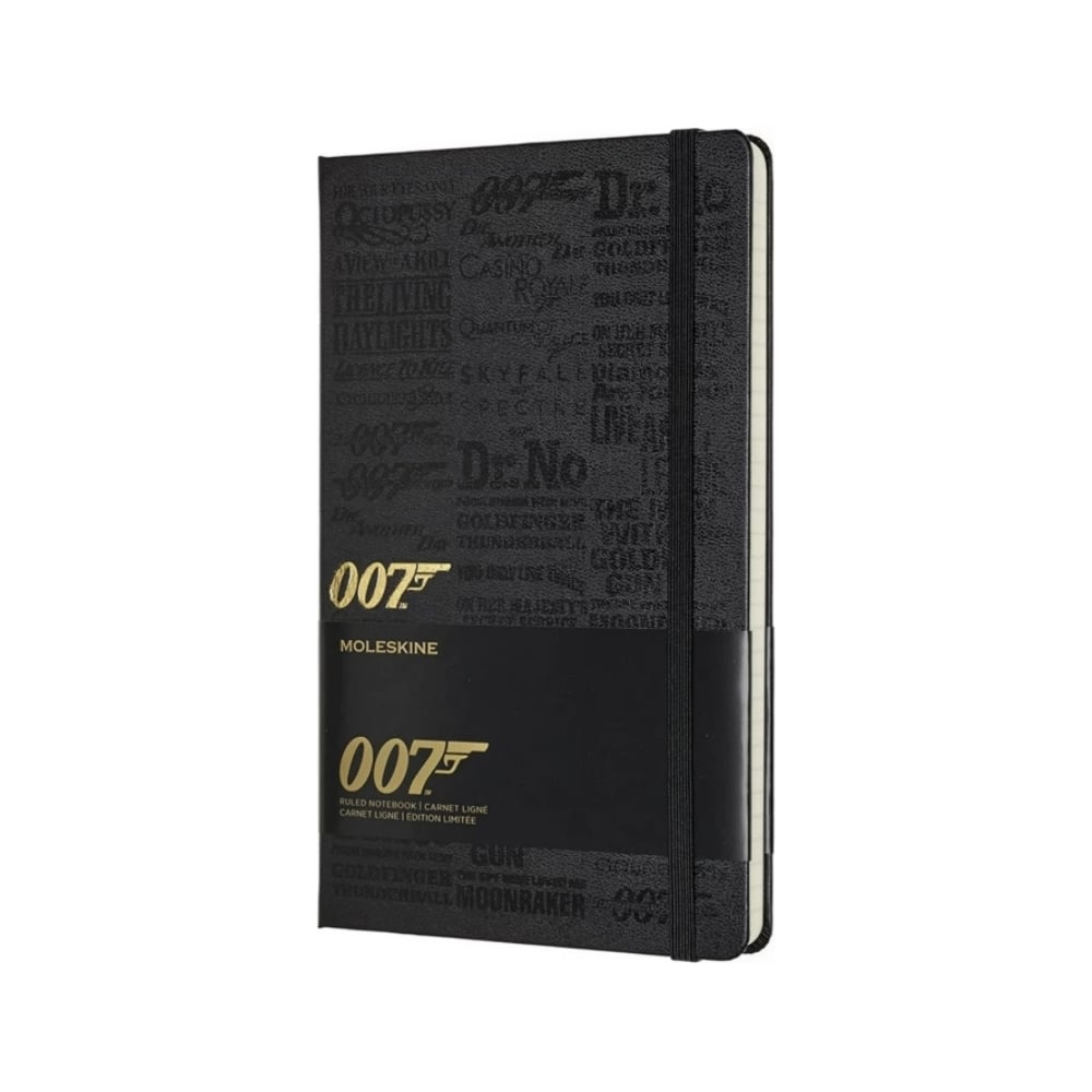 Блокнот Moleskine LE James Bond Large, 240 стр., черный, в линейку  1075004LEJBQP060B - выгодная цена, отзывы, характеристики, фото - купить в  Москве и РФ