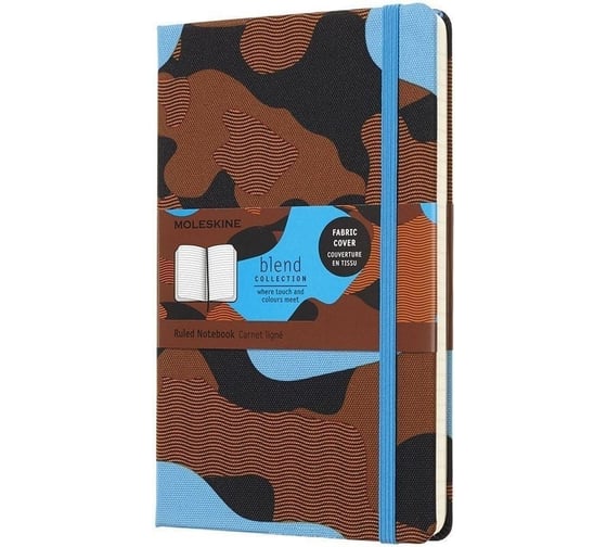 Блокнот Moleskine LE Blend LGH Large, 240 стр., камуфляжный, в линейку 1028770LCBD03QP060CAMOC2 1