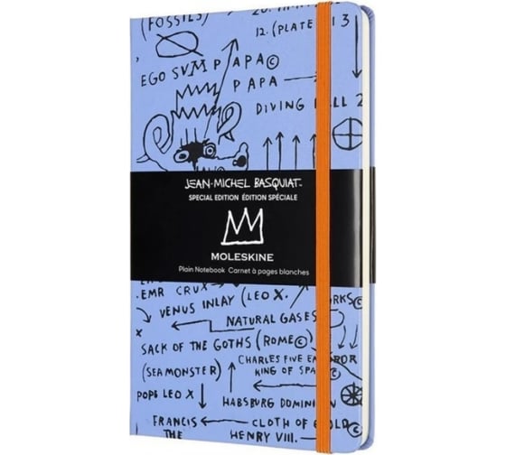 Блокнот Moleskine LE Basquiat Large, 240 стр., фиолетовый, нелинованный 1127175LEBSQP062B 1