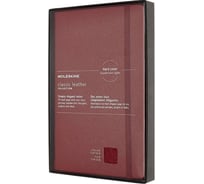 Блокнот Moleskine LE Leather Large, 192 стр., красный, в линейку 1139377LCLH31SF1BOX
