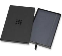 Блокнот Moleskine LE Leather Large, 192 стр., синий, в линейку, подар.кор. 1075029LCLH31B3BOX