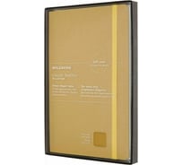 Блокнот Moleskine LE Leather Large, 192 стр., желтый, в линейку 1139378LCLH31SM17BOX