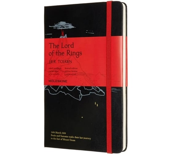 Блокнот Moleskine LE Lord Of The Rings Large, 240 стр., черный, в линейку 1127143LELRQP060MD 1