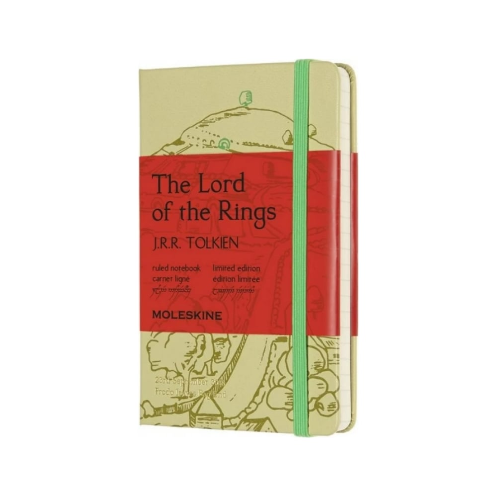 Блокнот Moleskine LE Lord Of The Rings Pocket, 192 стр., зеленый, в линейку  1127056LELRMM710SH - выгодная цена, отзывы, характеристики, фото - купить в  Москве и РФ