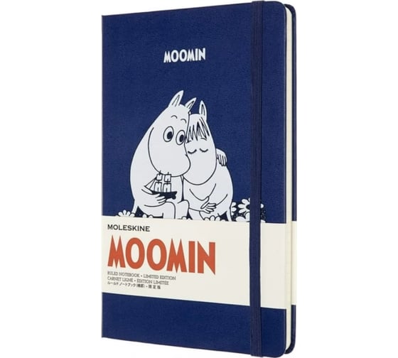 Блокнот Moleskine LE Moonim Large, 192 стр., синий, в линейку 1136699LEMOOQP060B 1